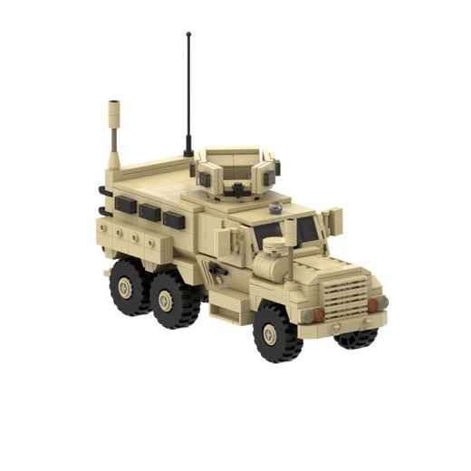 MOC-67379 6x6 Mine Anti-ambush Vehicle Military Model Toy