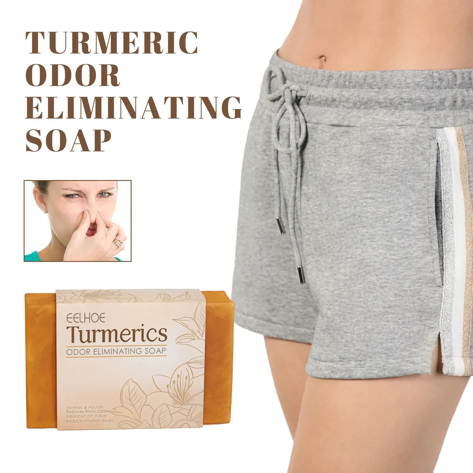 EELHOE Turmeric Cleansing Soap
