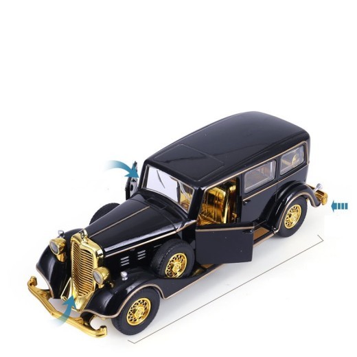 Classic car model antique car model simulation car model