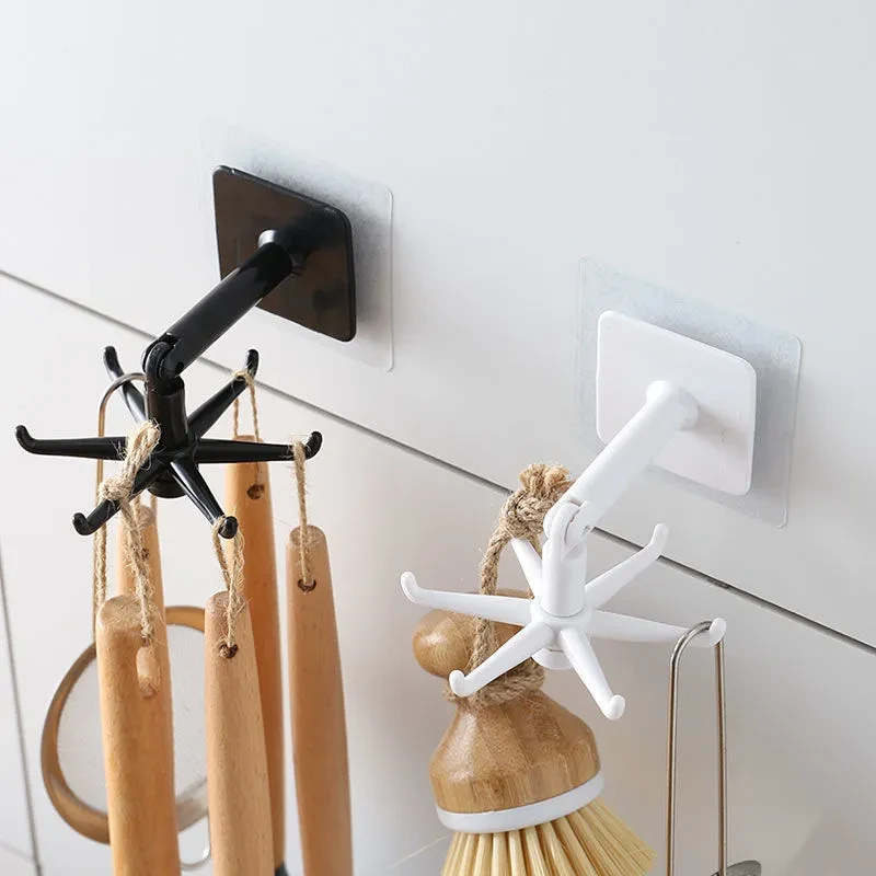 Hook Kitchen Storage Rack 360 Degree Rotation