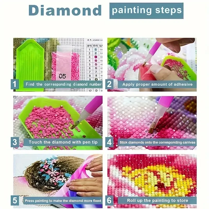 Enchanted Forest Library Diamond Painting Kit 40x40cm