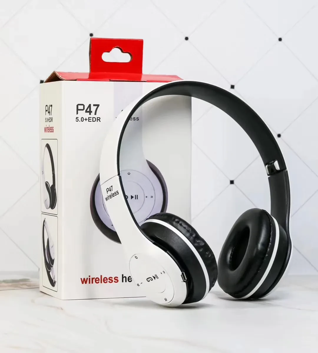 Wireless Headset Foldable Stereo Bass