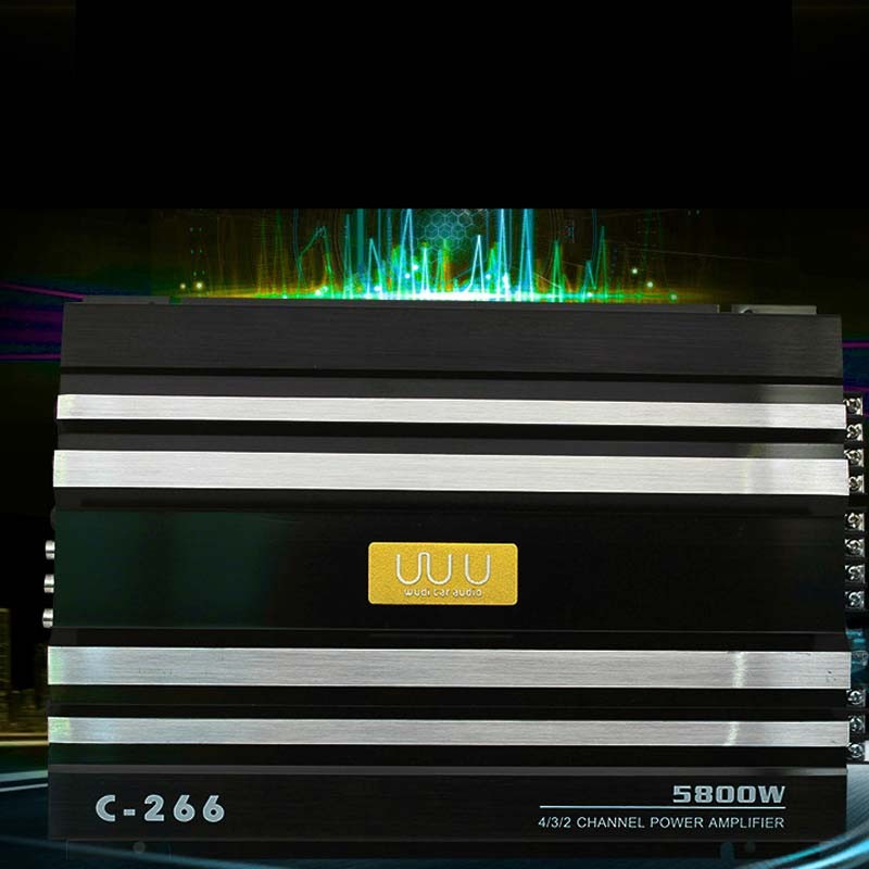 DI car audio subwoofer four-channel power amplifier 4 channel high-power power amplifier board 12V