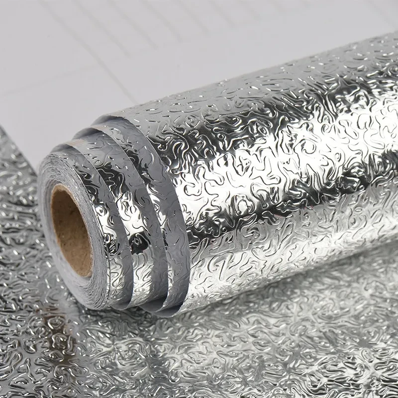 High Temperature Resistant Aluminum Foil Wall Kitchen Sticker