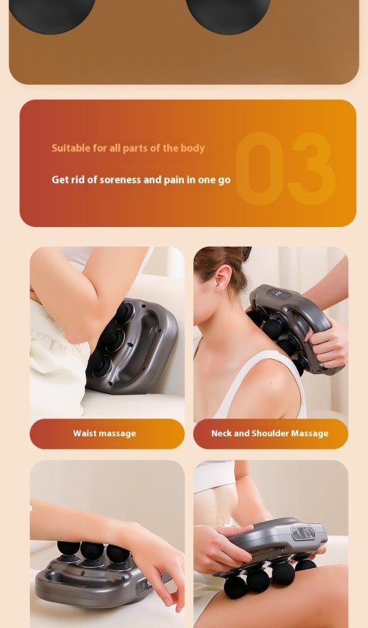 High Frequency Multi-gear Vibration Relaxation Muscle Massager
