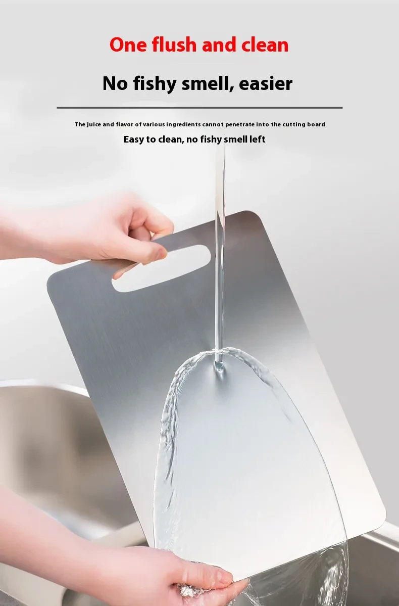 Premium Titanium Cutting Board - Double-Sided