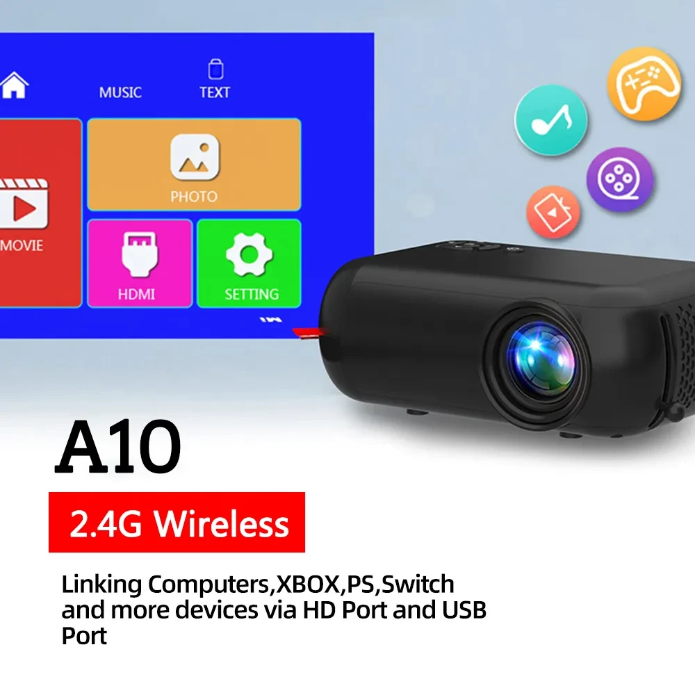 Household Small Outdoor Projector