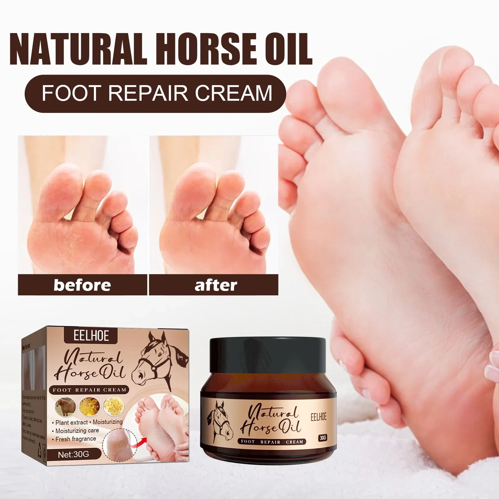 EELHOE Horse Oil Foot Cream