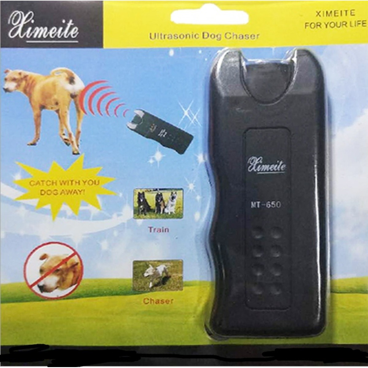 Handheld Bark Control Luminous Ultrasonic Dog Repeller