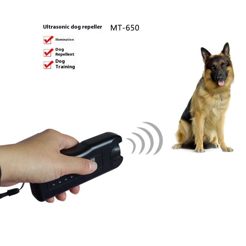Handheld Bark Control Luminous Ultrasonic Dog Repeller