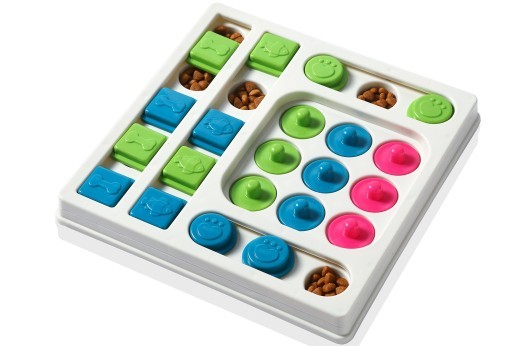 S-shaped Square Pet Puzzle Toy Dog Snacks