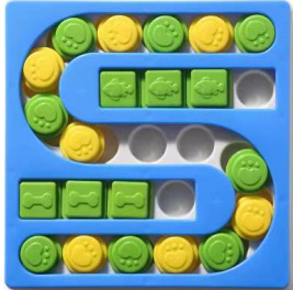 S-shaped Square Pet Puzzle Toy Dog Snacks