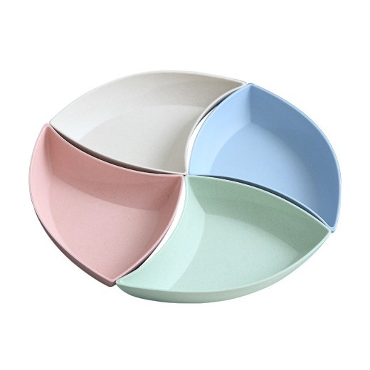 Plate Set Cute Combination Fruit Dish Snacks