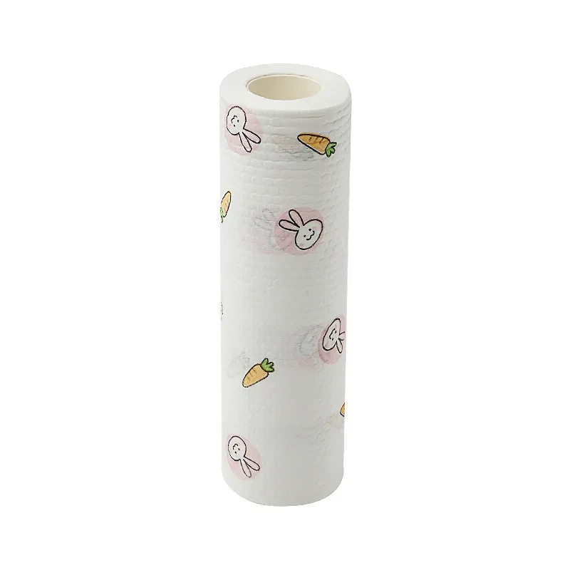 Lazy Clothes Printed Non-woven Dishcloth Kitchen Disposable Dishcloth