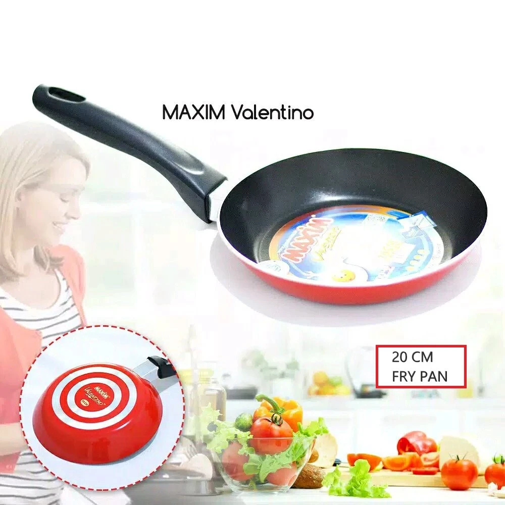 Maxim Non-Stick Teflon / Fry Pan 20 cm Valentino (VAL20FP)