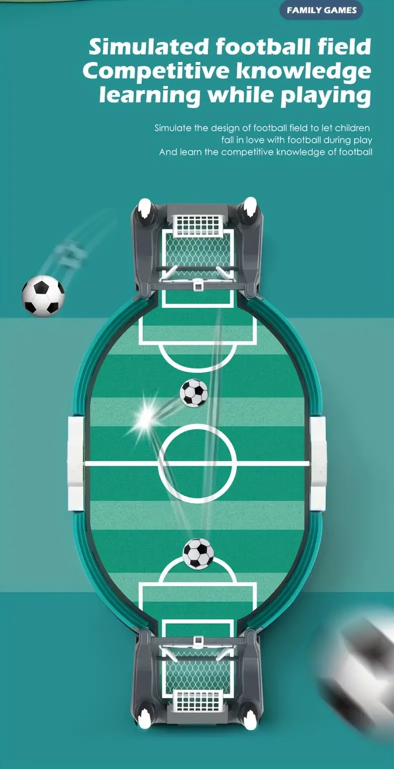 Interactive Tabletop Football Game: Perfect for Family Gatherings And Kids' Parties - Suitable for Christmas And Halloween Gifts