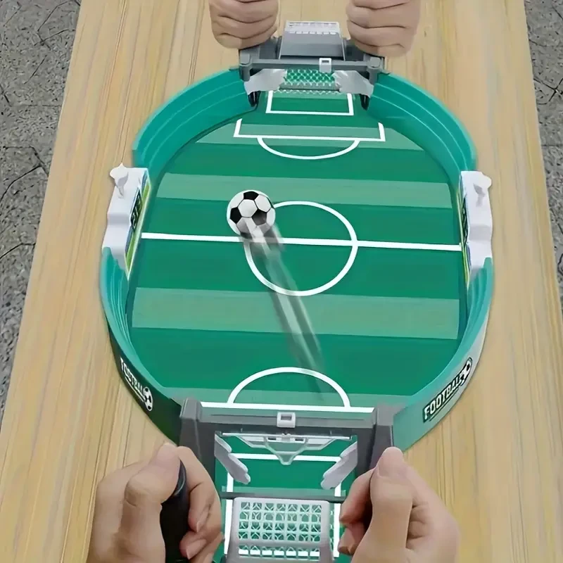Portable Youngsters' Tabletop Soccer Battle Game - 2-Player Duel for Focus & Fun, Perfect for Ages 3-6, Ideal Party Toy & Holiday Gift for Christmas, Halloween, Birthdays
