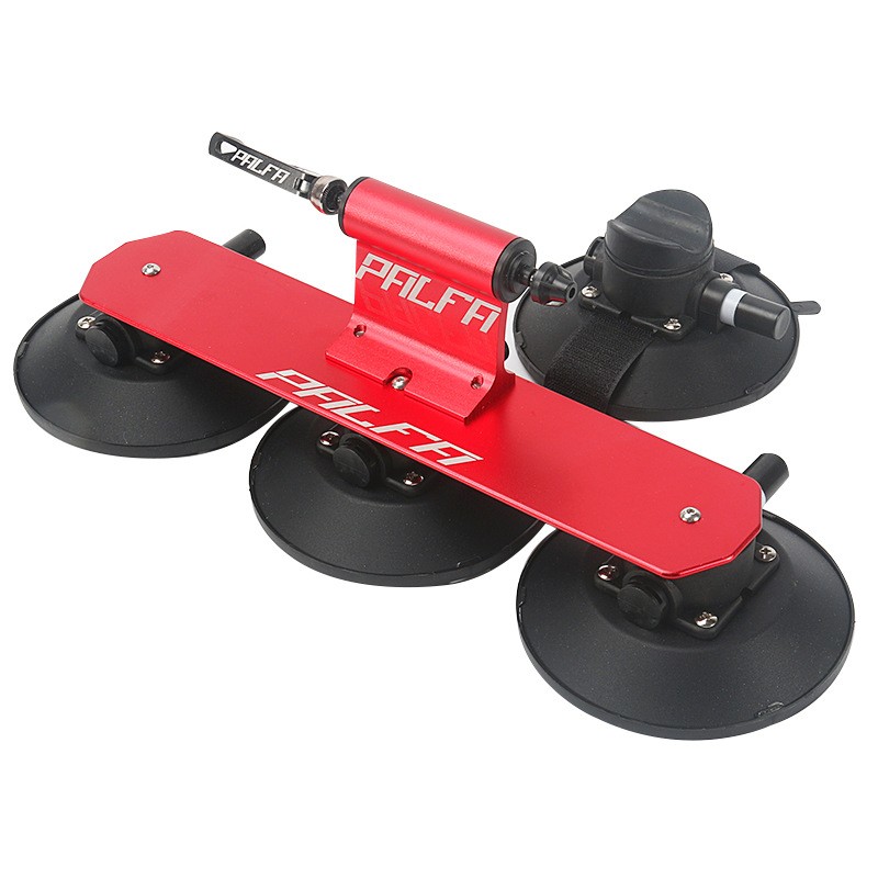 Bicycle vacuum adsorption car roof rack