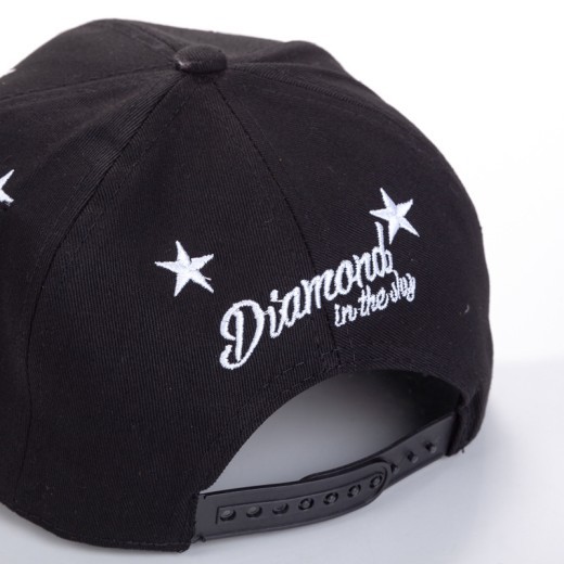 Five-Pointed Star Embroidery Outdoor Sun-shade Sun Protection Flat-brimmed Cap