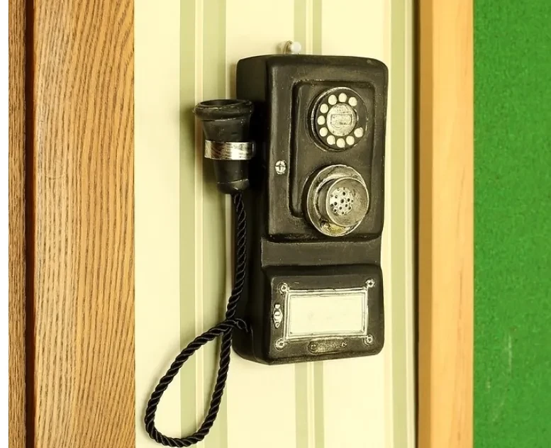 Wall decoration telephone
