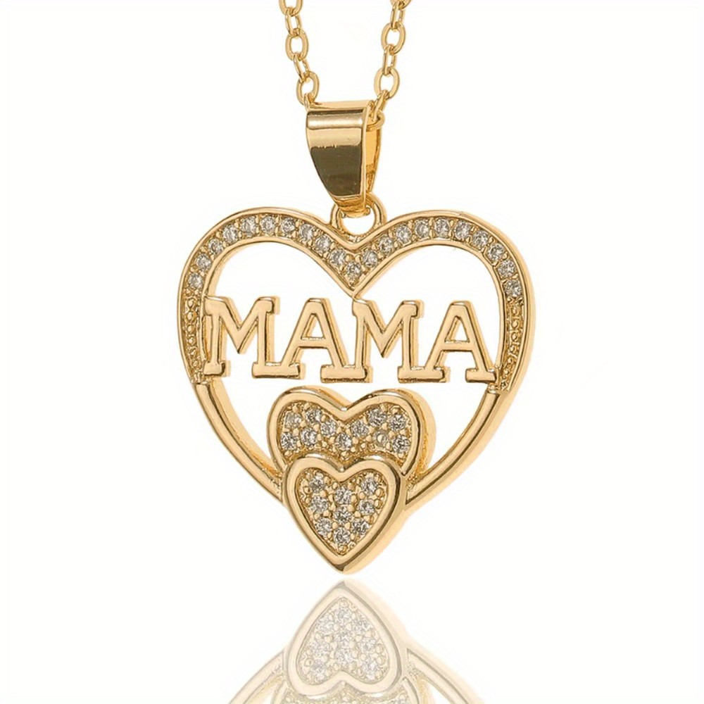 Womens Letter "Mama" Necklace