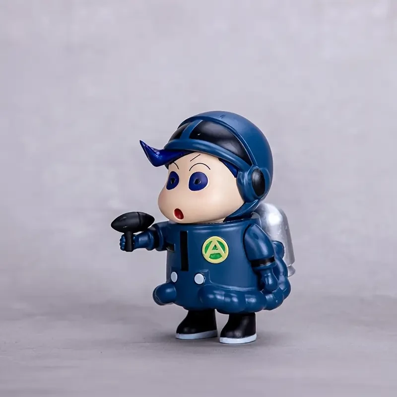 Anime & Gaming Collectible Figures - Cosmic Spacesuit Series, PVC Car Dashboard & Desk Decor, Perfect for Xbox One Accessories & Gifts - Available in Nude/Blue/Black