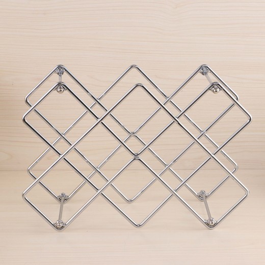 Removable Creative Metal Honeycomb Red Wine Frame Tieyi Wine Frame Hotel Home Soft Decoration Wine Cabinet Arrangements