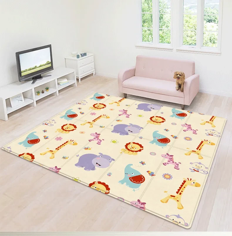 Soft baby playing carpet