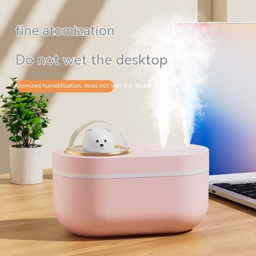 Cute Pet Space Bear Mini Aroma Night Light Vehicle-mounted Home Use