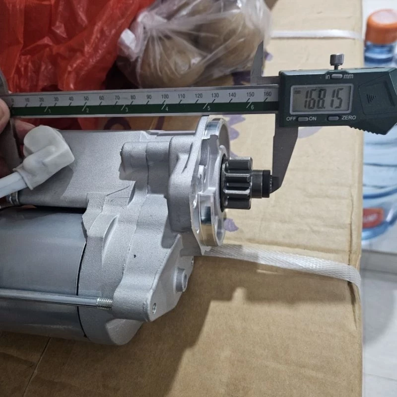 Dinamo Starter Stater Tractor Kubota Kioti 1k371-63011 d-1703 DC60 Dc-60 Yoke Long 12V 2.0KW 9T