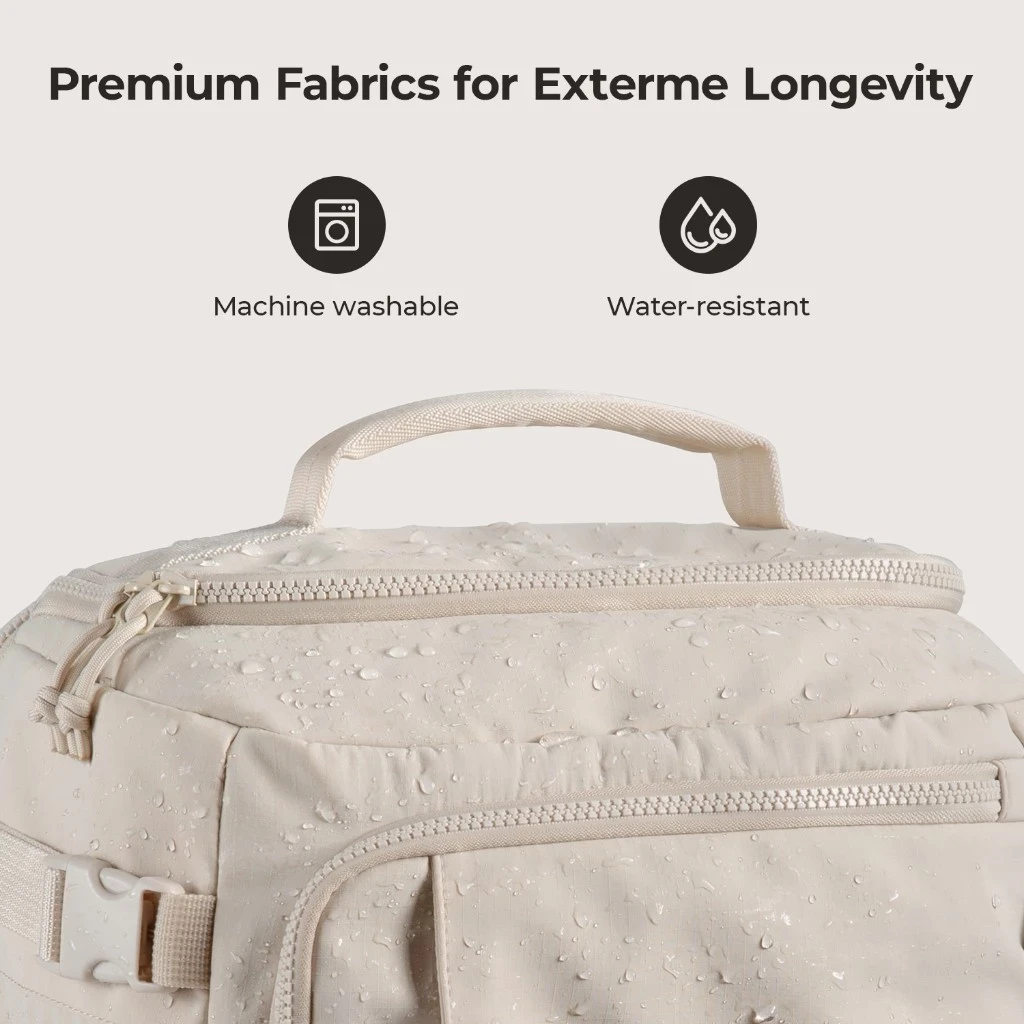 BAGSMART Travel Backpack Tas 15.6Inch Laptop 28L Waterproof Carry On Daypack Travel Duffel Bag