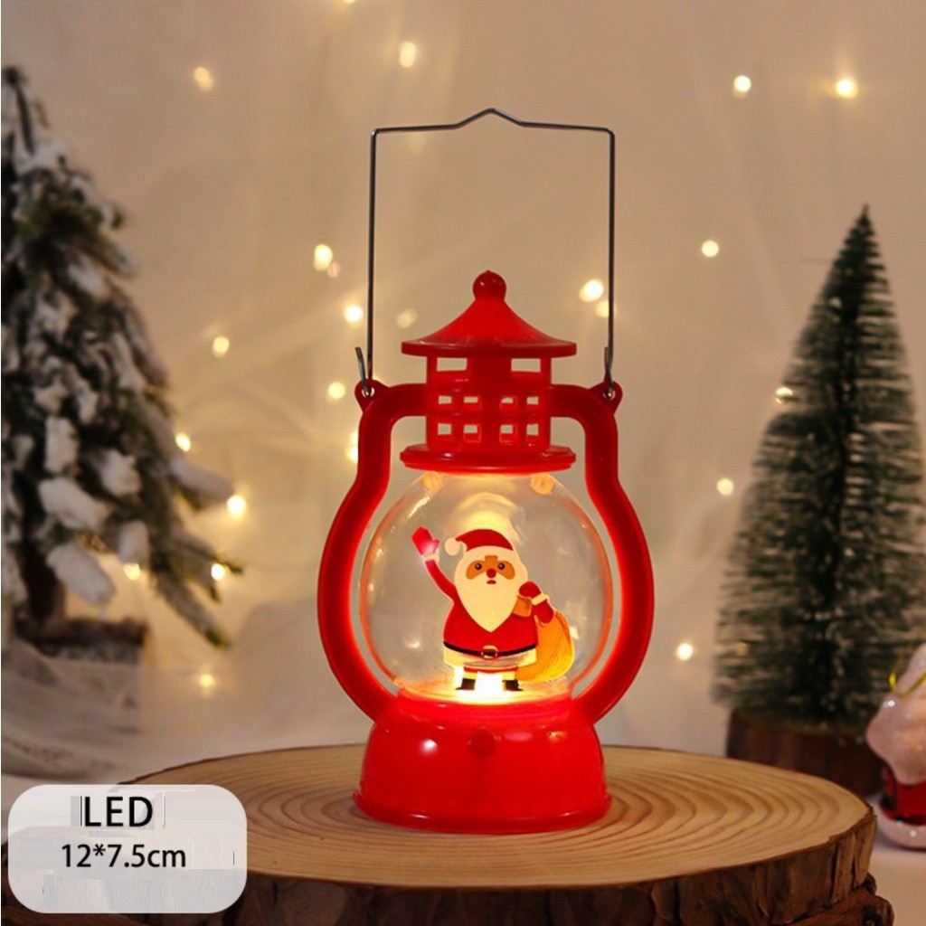 Christmas Lantern OIL LAMP Christmas Xmas Home Table Decoration Tree Gift