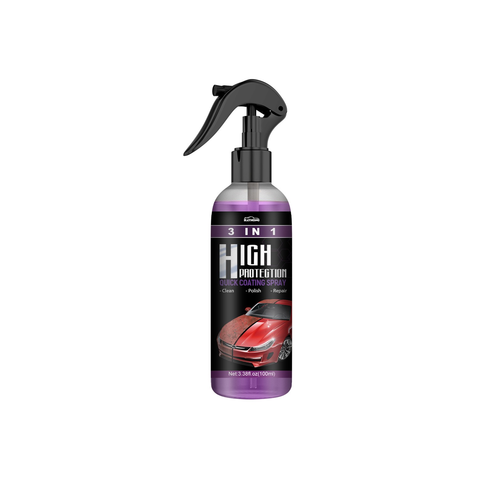Car Coating Spray, Ceramic Coating Spray, Multi-functional Polishing Spot Remover, Car Coating Spray, Car Ceramic Coating Agent, Tire Decontamination Retreading Maintenance Cleaning Fluid