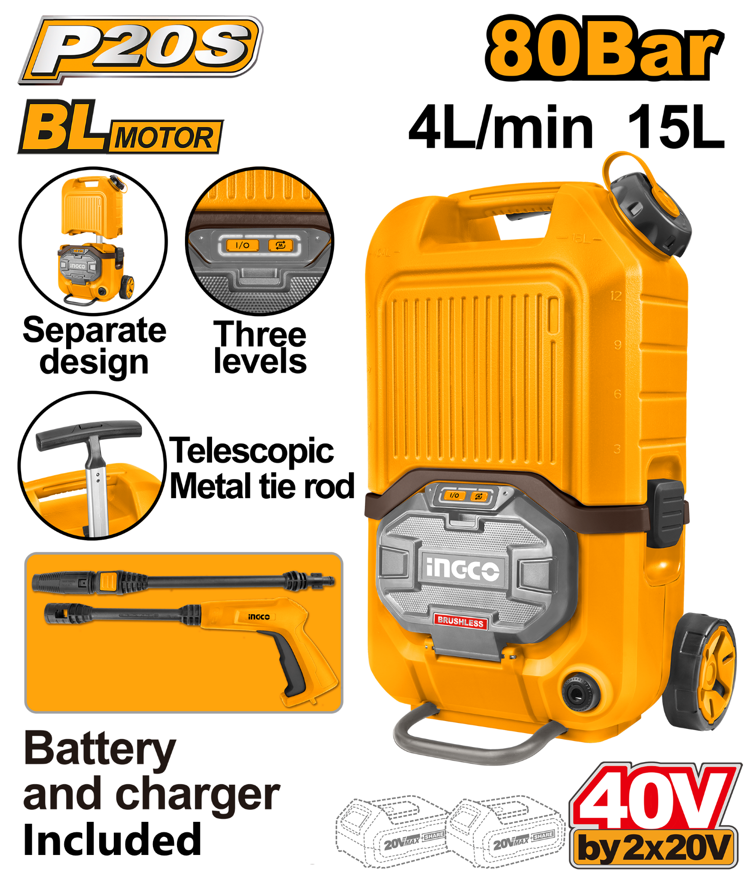 Pressure Washer Cordless
