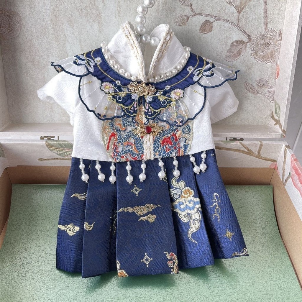 Dog Clothes Summer Thin National Style Pet Cat Clothes Dog Clothes
