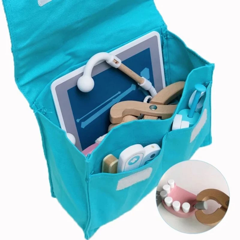 Wooden Doctor Set With Bag
