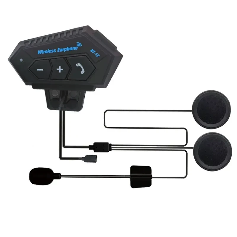 Motorcycle Helmet Bluetooth Headset Wireless Built-in All-in-one