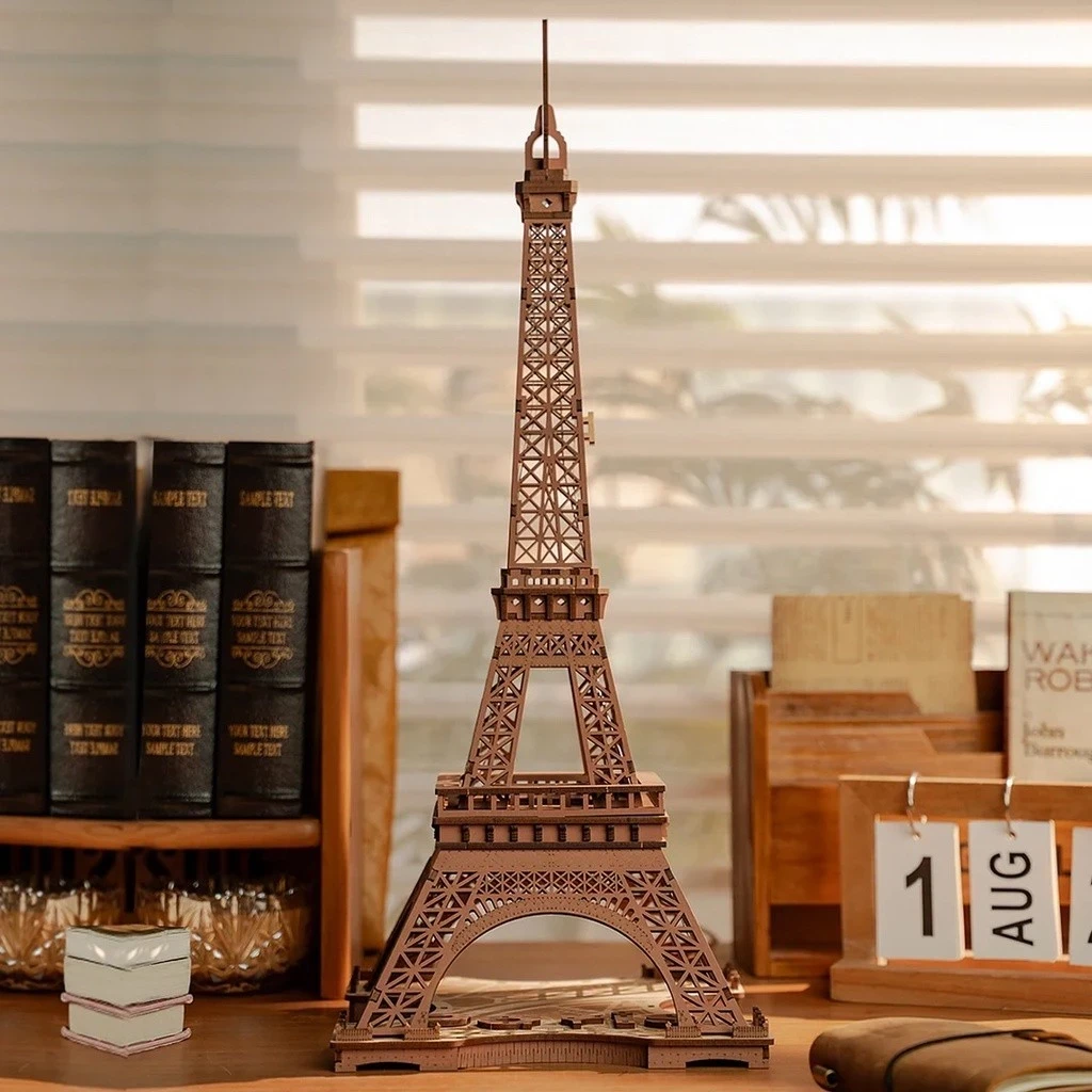 Rolife Night of the Eiffel Tower 3D Wooden Puzzle TGL01 - DE-RLTGL01
