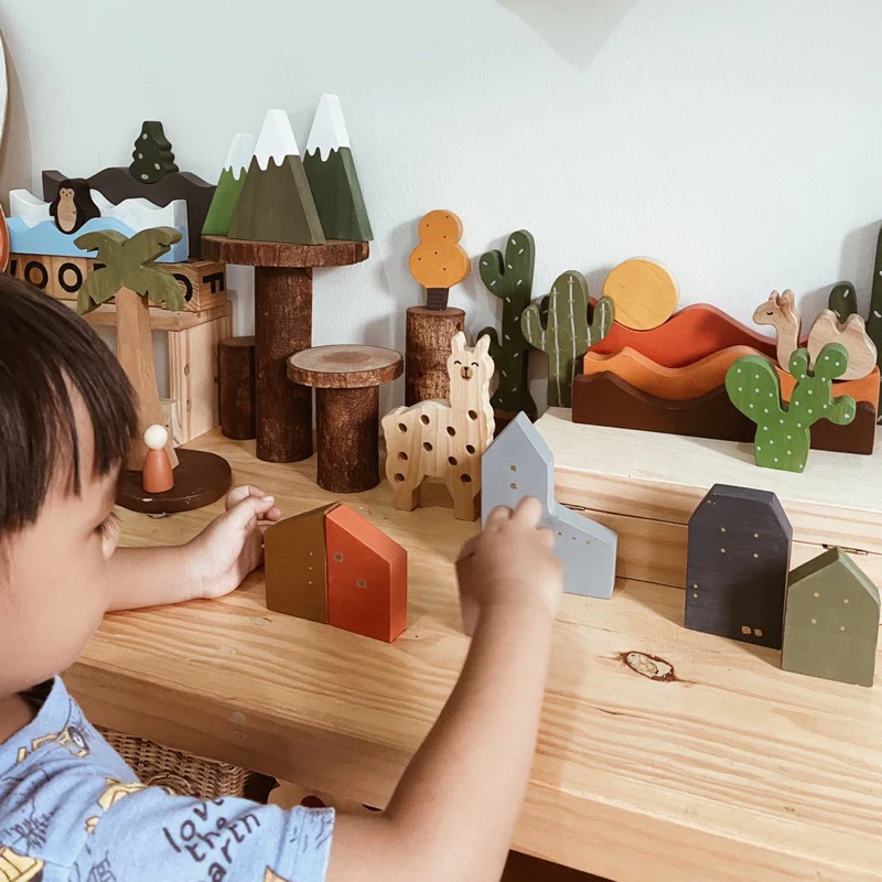 Woodwood Toys Little Town | Wooden Toys