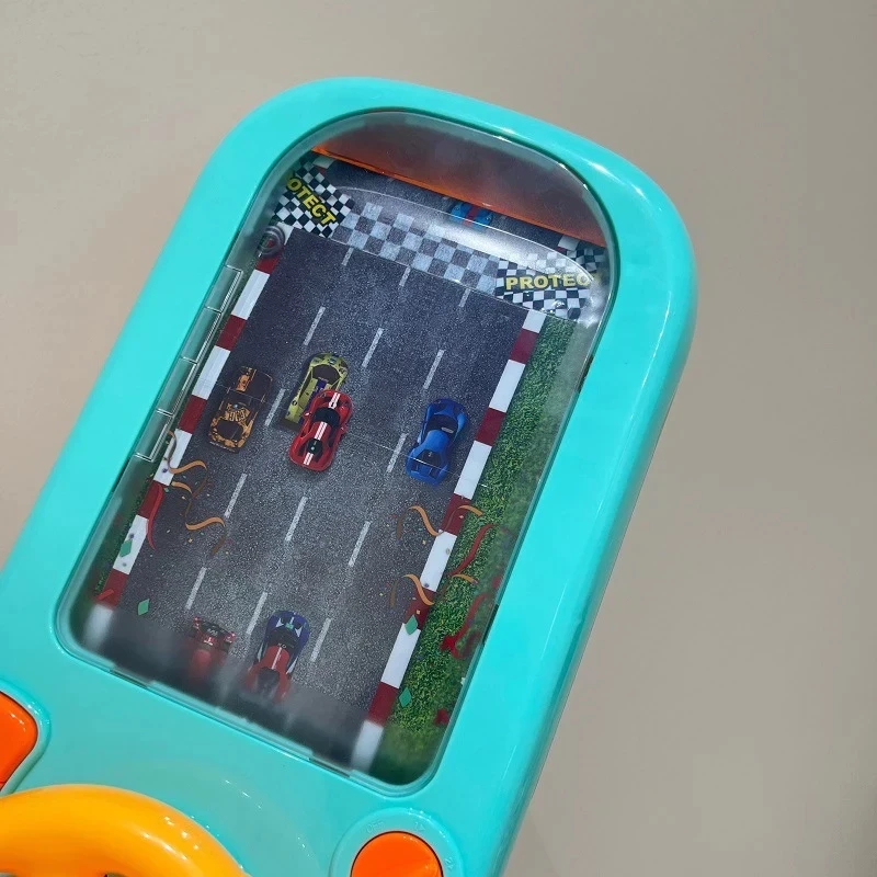 Simulation Toys Racing Car Steering Wheel Driving Adventure Lights and Music