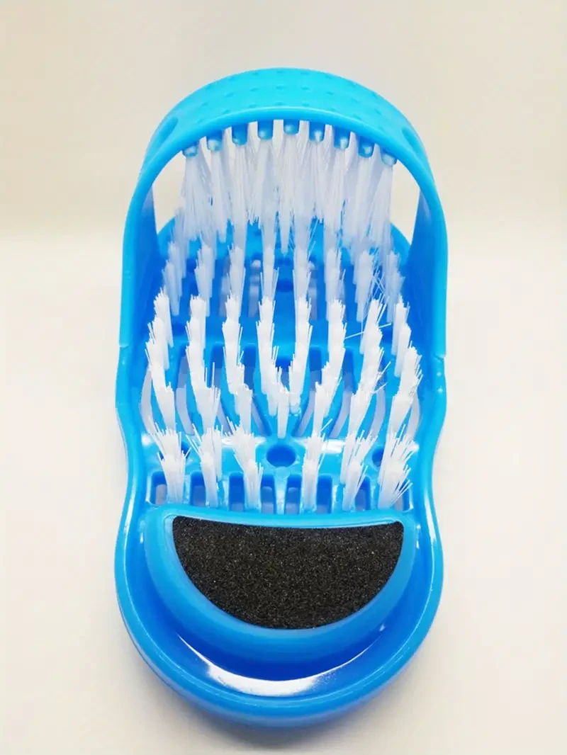 1pc Foot Scrub Brush - Gentle Exfoliating and Cleansing, Effective Dead Skin Removal, Soothing Massage for Relaxation - Convenient for Shower Floor Use with Secure Suction Cup