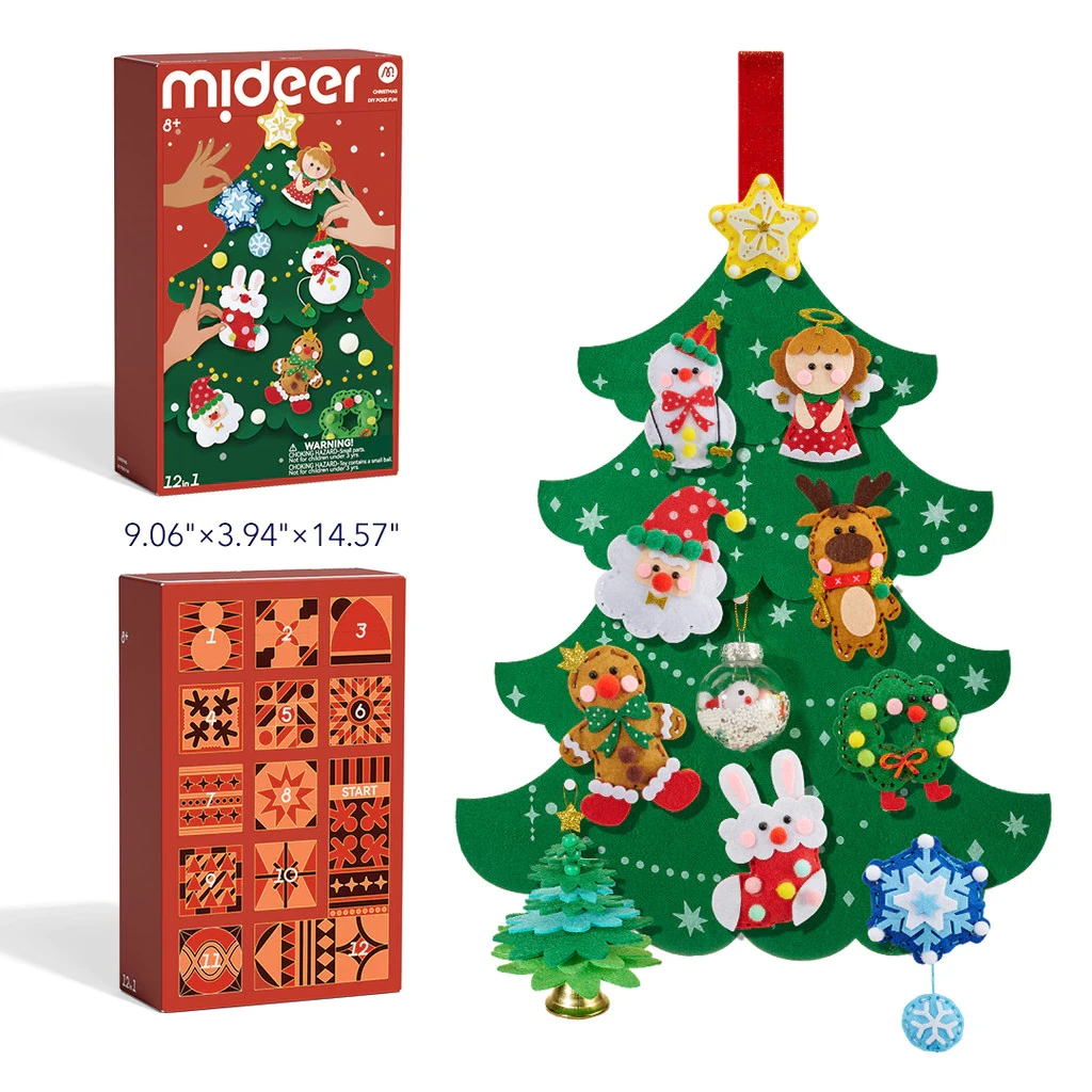Christmas DIY Poke Fun Christmas Advent Calendar Educational Toys Creative Arts Gifts Christmas Hampers Xmas Kids Toys