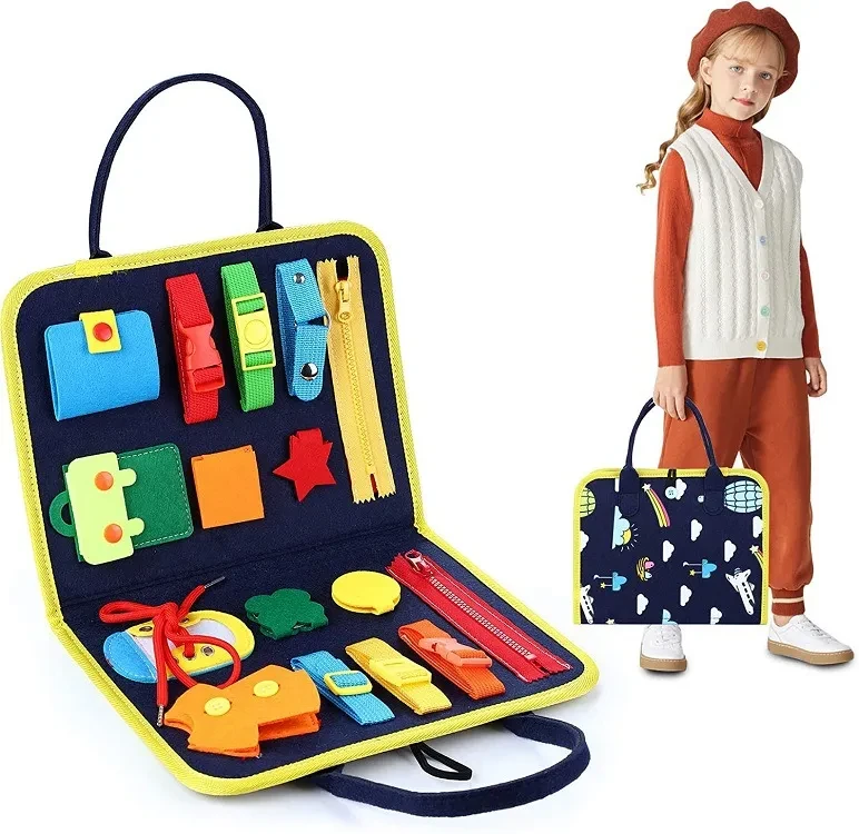 Montessori Toys Busy Board For Children's Sensory Development educational toys for children Activity Book