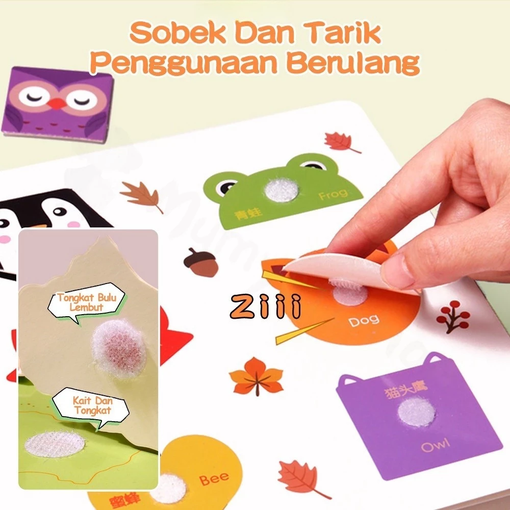 30 Page Quiet Book Book Book Education Book Children Kids Activity Child Activity Montessorri Activity Book Education