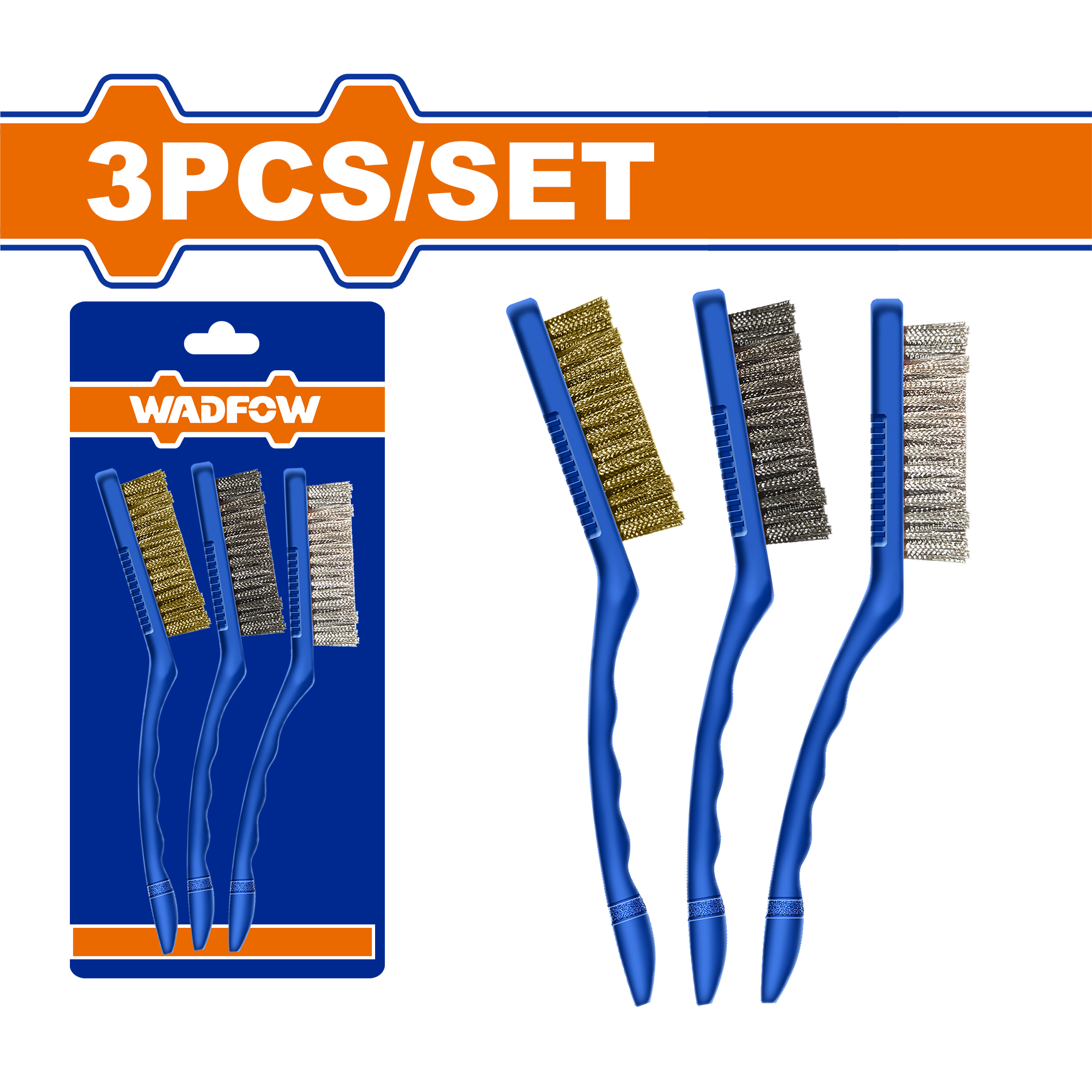 Abrasive Brush Set 3pcs