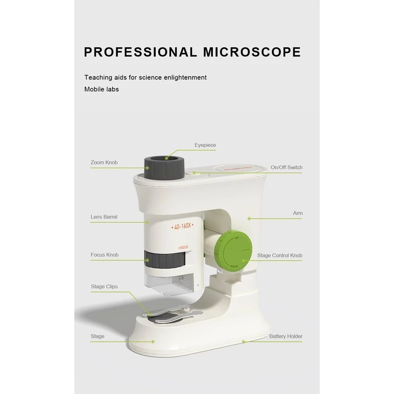 Microscope Science Toys Educational Science Microscope Gifts for Boys Girls