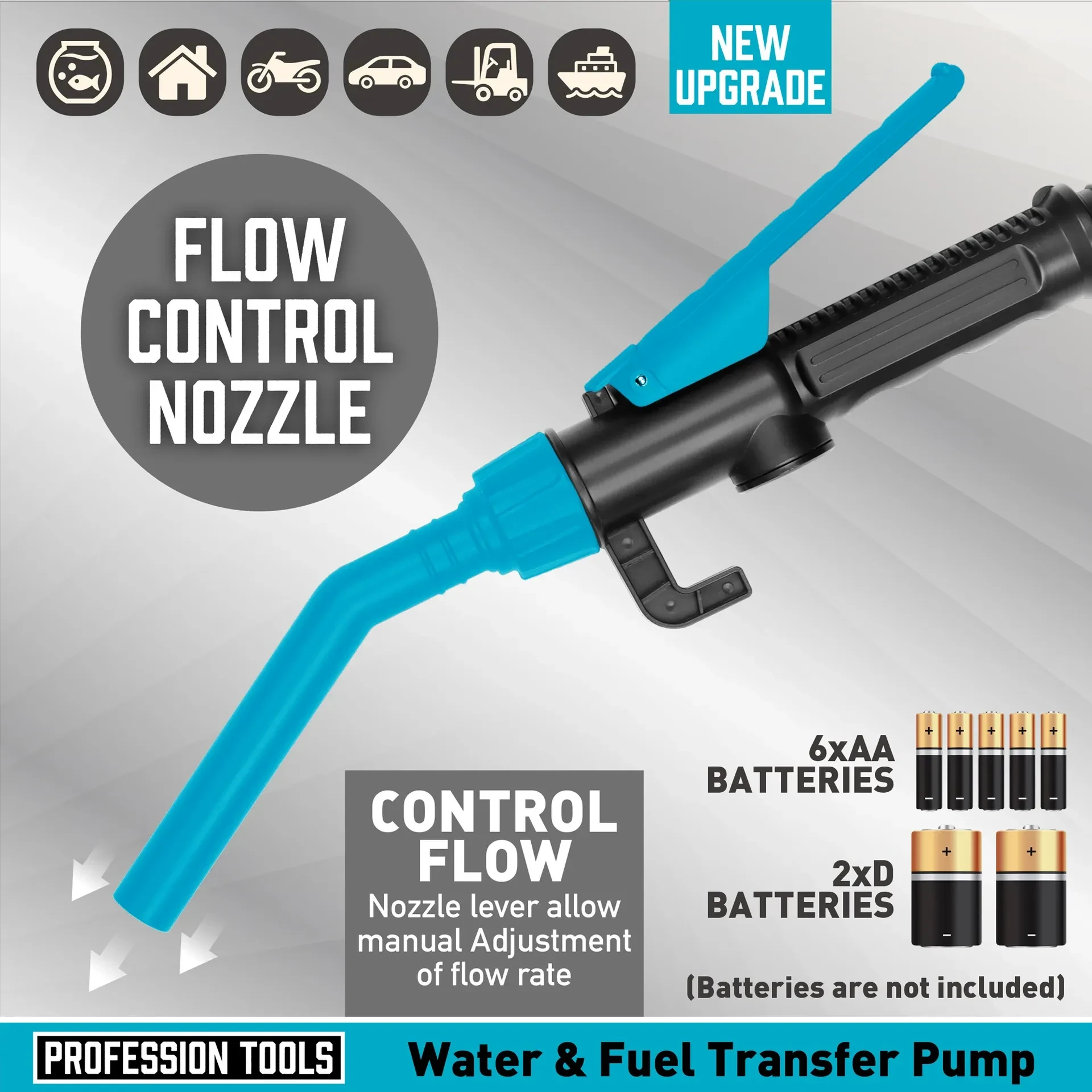 Portable Power Battery Pump
