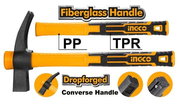 French type claw hammer 700g (Converse handle