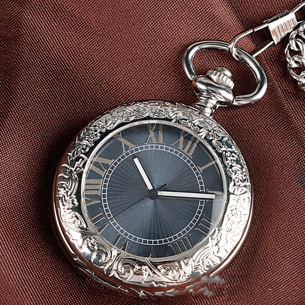 Low-key luxury mechanical pocket watch
