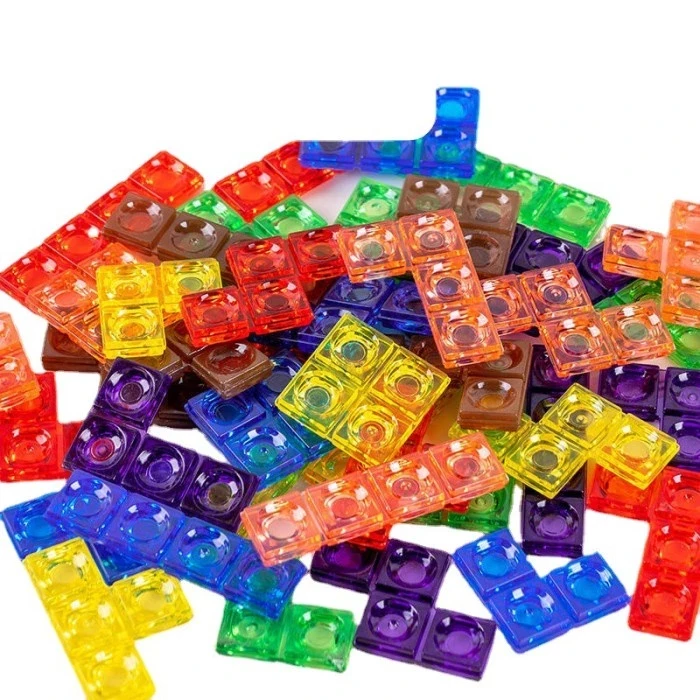 Tetris Game Wooden Blocks Creative 3D Educational Puzzle Game Children's Toys
